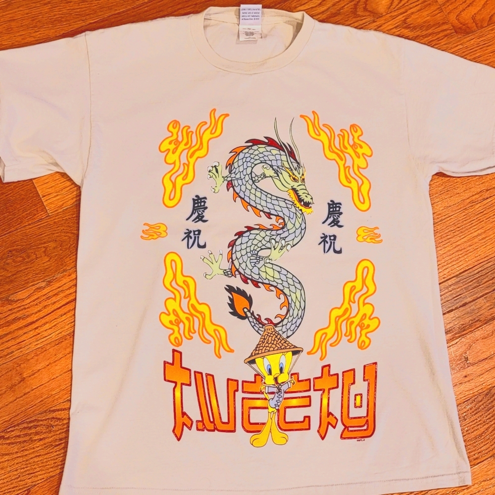 Vintage Looney Tunes Sylvester Tweety Bird Medium
